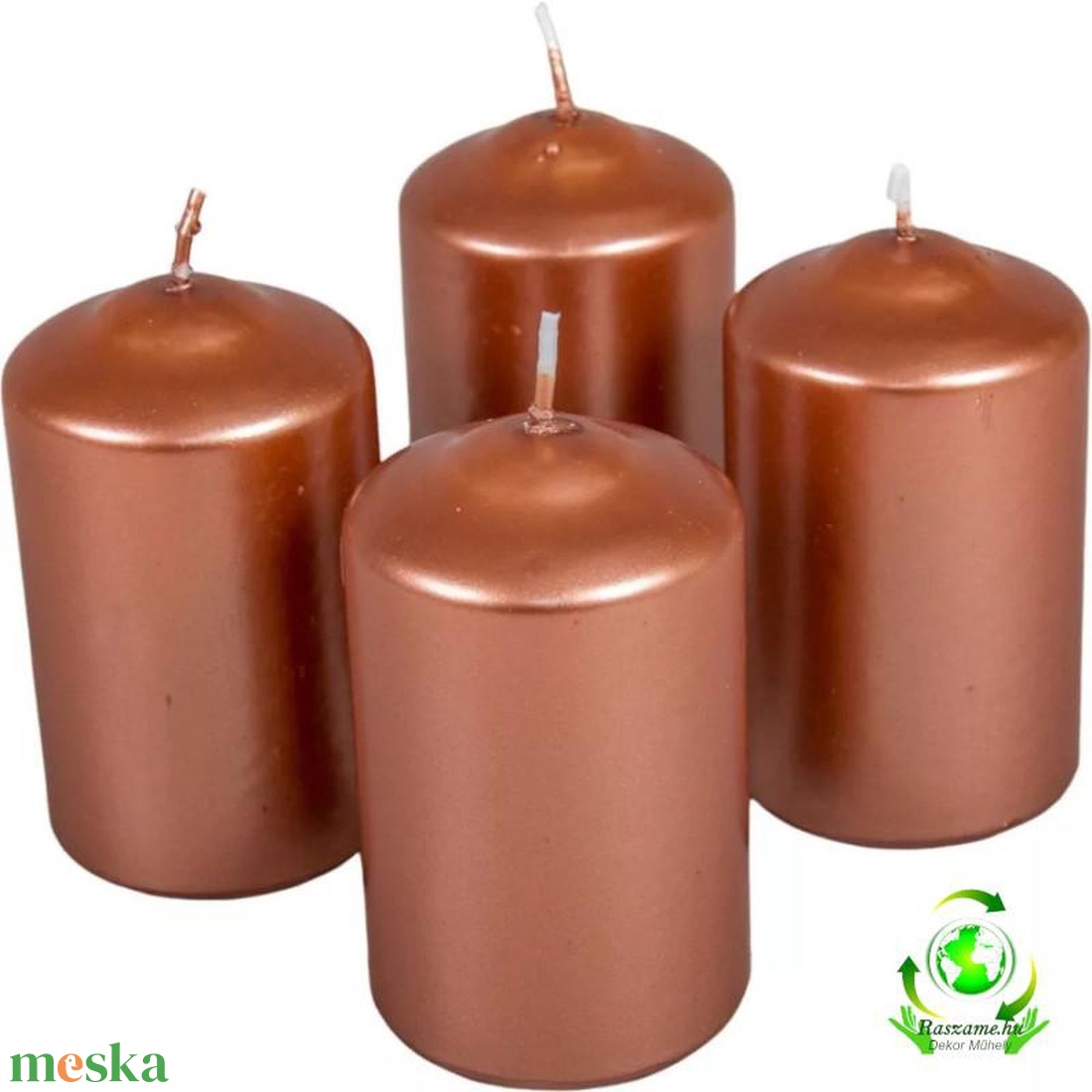 Metál henger gyertya szett 60x100mm - rose gold - kellékek & szerszámok - dekorációs kellékek - dekorációs gyertya - Meska.hu Metál henger gyertya szett 60x100mm - rose gold - kellékek & szerszámok - dekorációs kellékek - dekorációs gyertya - Meska.hu