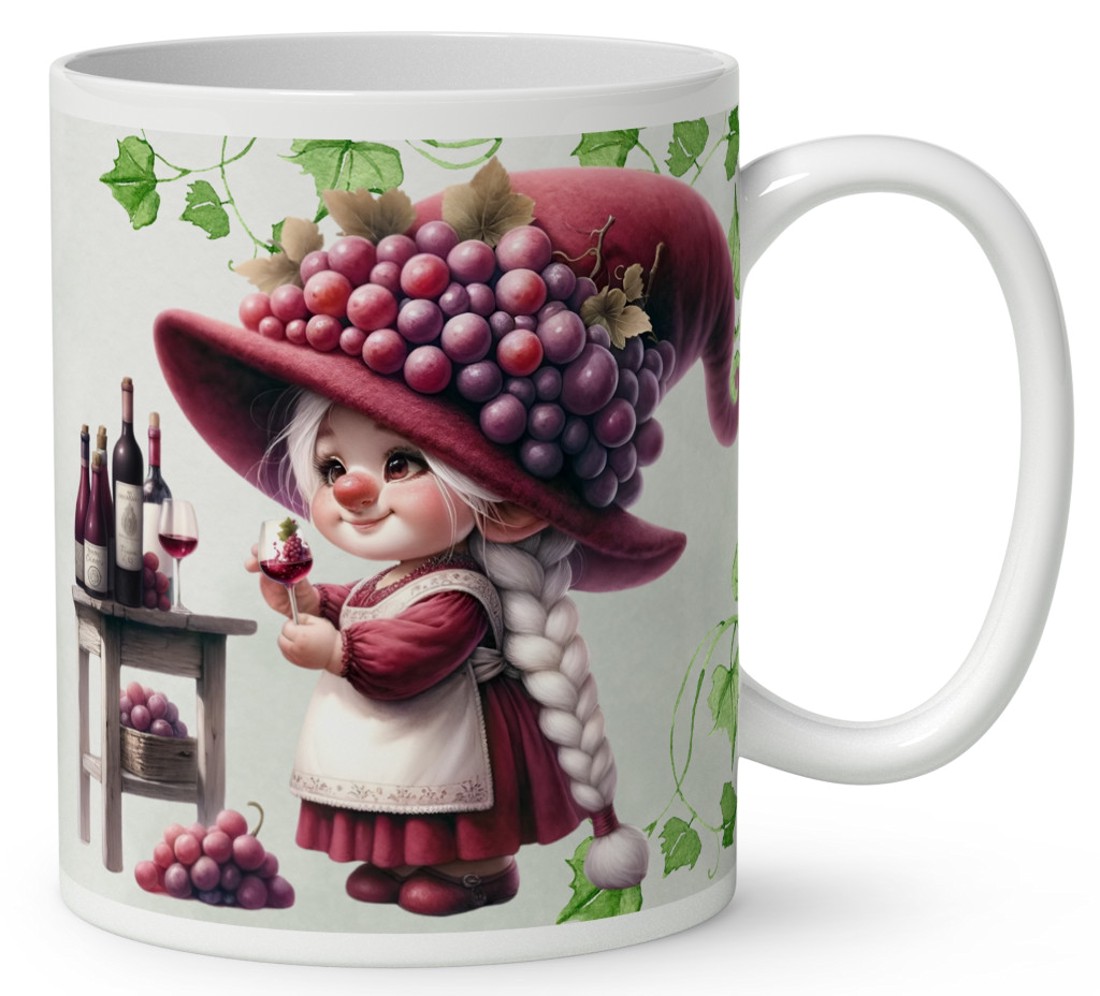 Névvel kérhető - A legjobb borász manólány pohárral mintás bögre - otthon & életmód - konyhafelszerelés, tálalás - tálalás - bögre & csésze - Meska.hu