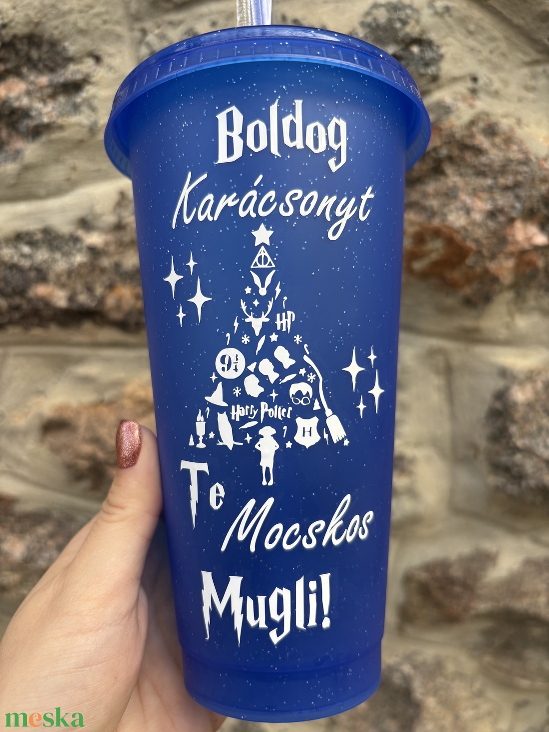 Boldog Karácsonyt, Te Mocskos Mugli! - Harry Potter Karácsonyi Pohár  710 ml - otthon & életmód - konyhafelszerelés, tálalás - tálalás - pohár - Meska.hu Boldog Karácsonyt, Te Mocskos Mugli! - Harry Potter Karácsonyi Pohár  710 ml - otthon & életmód - konyhafelszerelés, tálalás - tálalás - pohár - Meska.hu