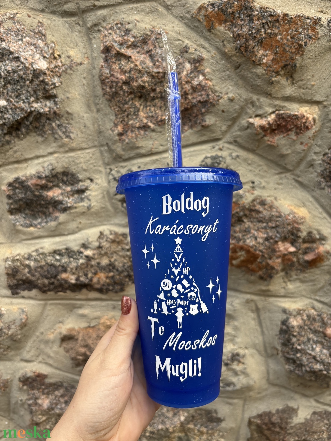 Boldog Karácsonyt, Te Mocskos Mugli! - Harry Potter Karácsonyi Pohár  710 ml - otthon & életmód - konyhafelszerelés, tálalás - tálalás - pohár - Meska.hu Boldog Karácsonyt, Te Mocskos Mugli! - Harry Potter Karácsonyi Pohár  710 ml - otthon & életmód - konyhafelszerelés, tálalás - tálalás - pohár - Meska.hu