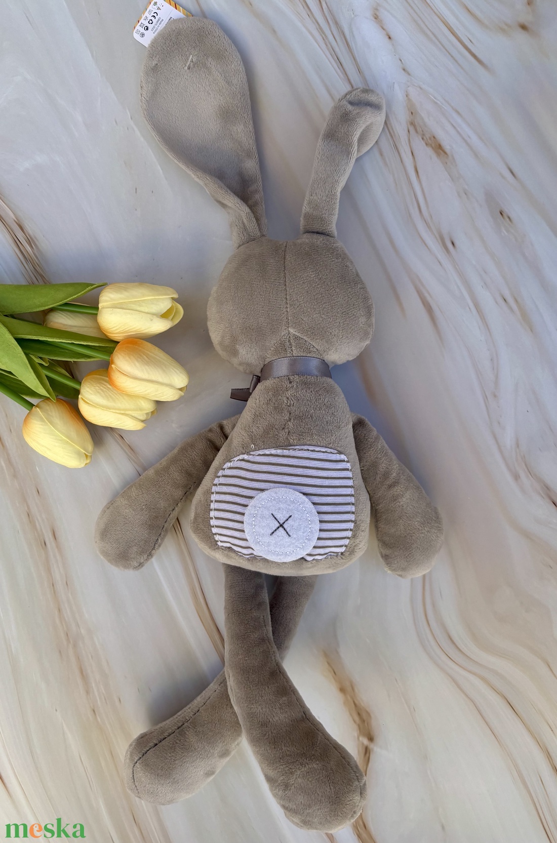 Névre szóló puha plüss nyuszi - játék & sport - plüssállat & játékfigura - nyuszi - Meska.hu