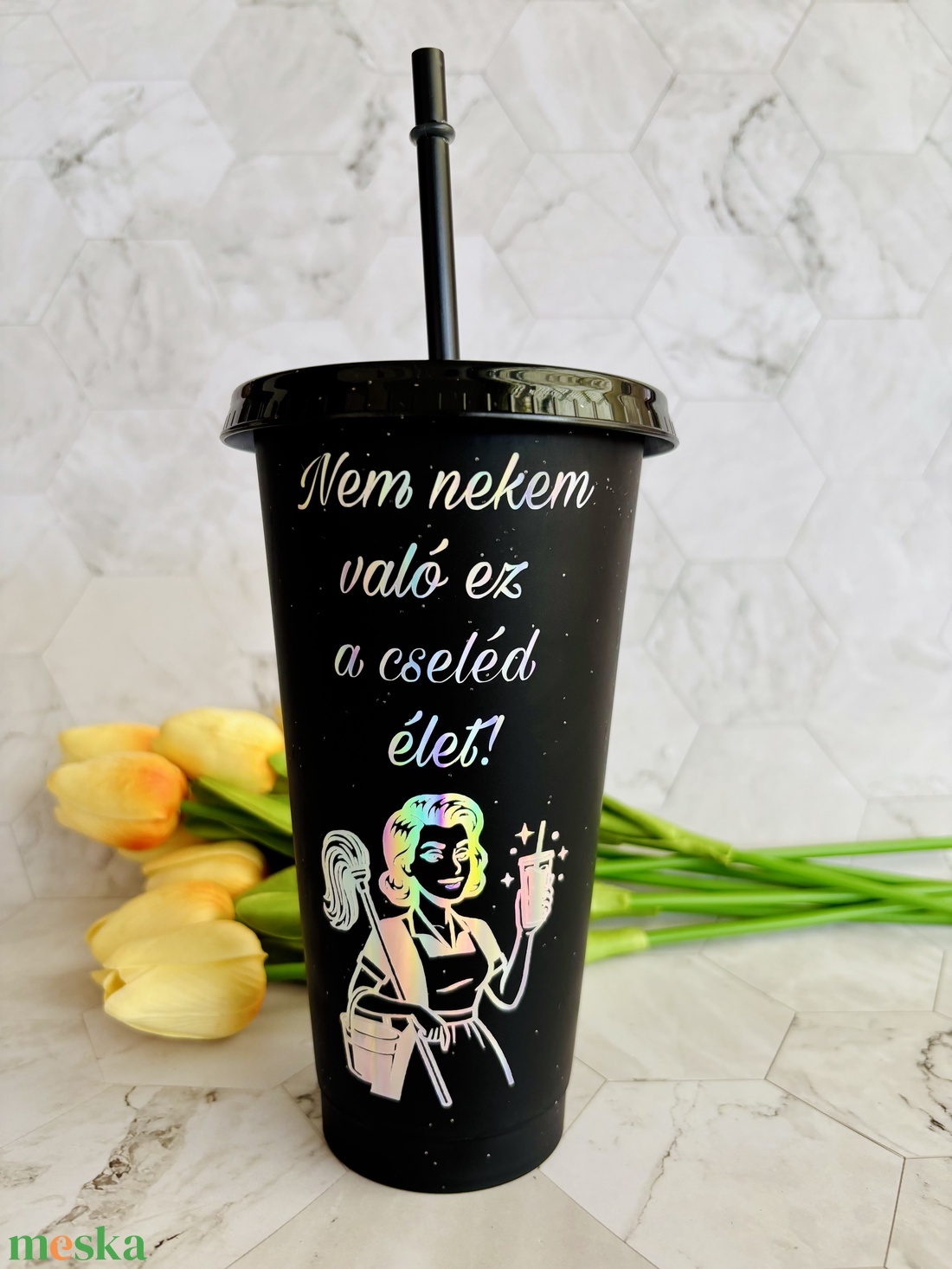 Nem nekem való ez a cseléd élet! � 7,1 dl-es, vicces pohár - otthon & életmód - konyhafelszerelés, tálalás - tálalás - pohár - Meska.hu