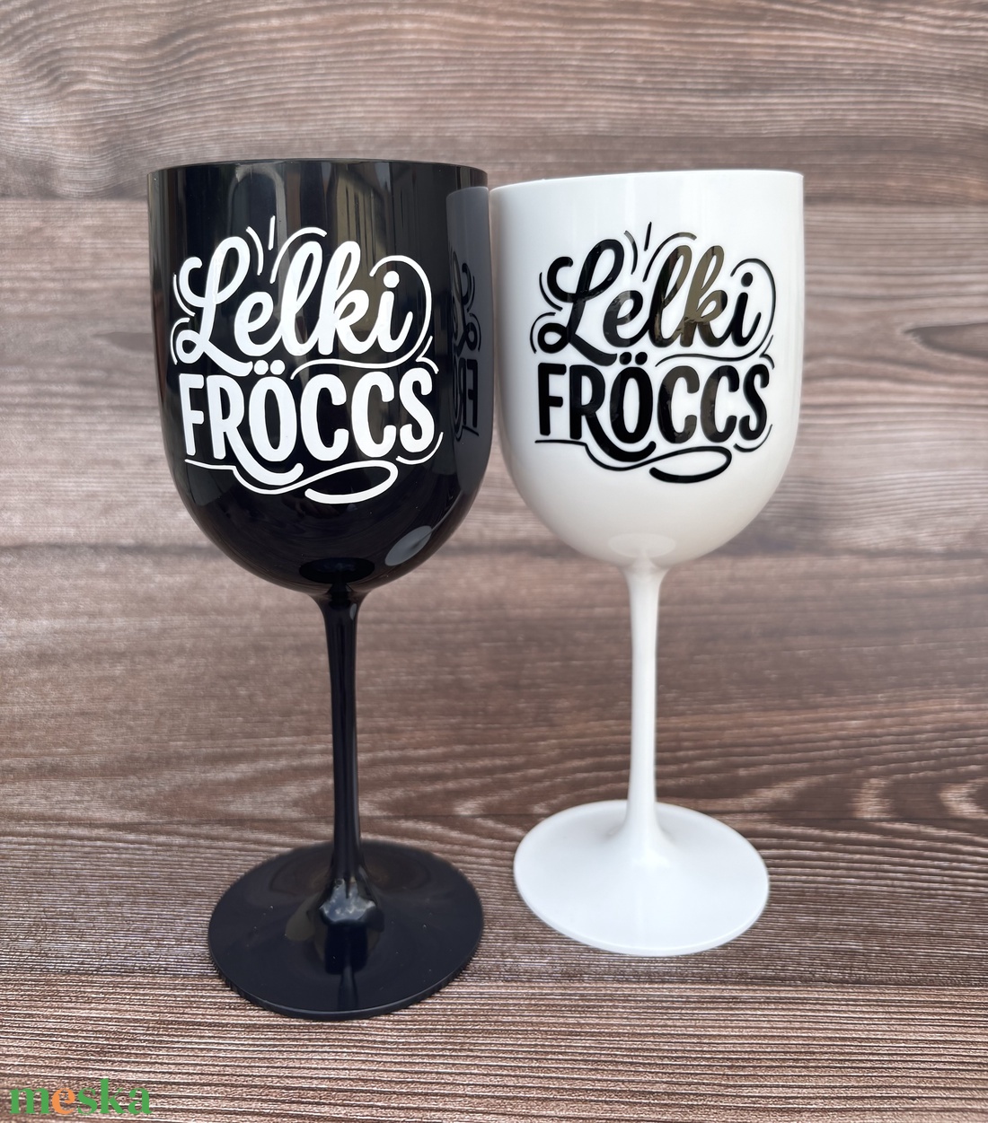 Lelki Fröccs - Vicces, �törhetetlen borospohár - otthon & életmód - konyhafelszerelés, tálalás - tálalás - boros poharak, szettek - Meska.hu