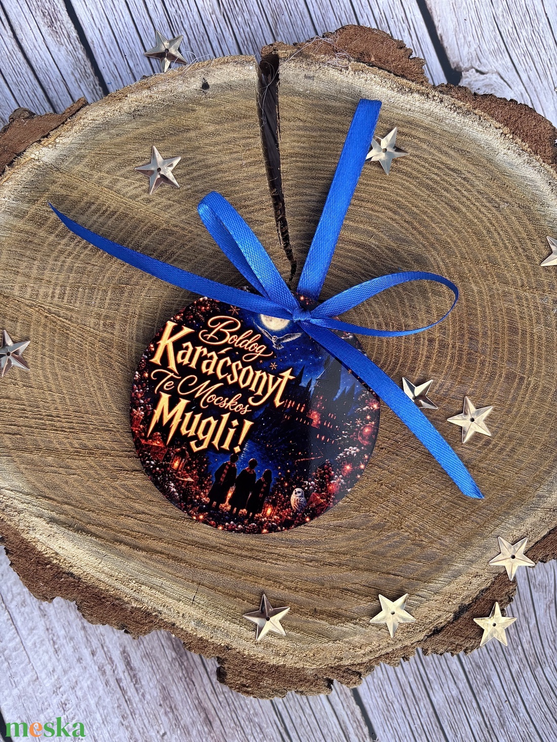 Harry Potter karácsonyfadísz � Boldog Karácsonyt, Te Mocskos Mugli! - karácsony - karácsonyi lakásdekoráció - karácsonyfadíszek - Meska.hu