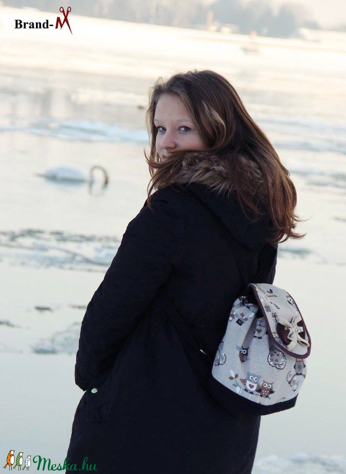 Baglyos női hátizsák -  - Meska.hu