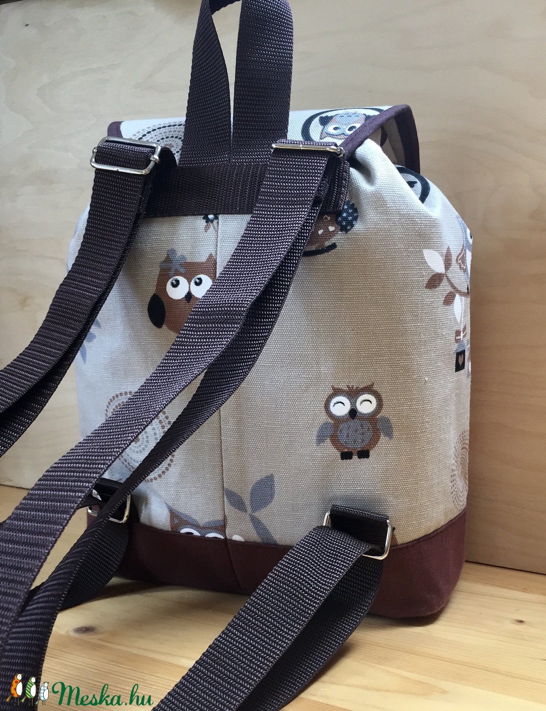 Baglyos női hátizsák -  - Meska.hu