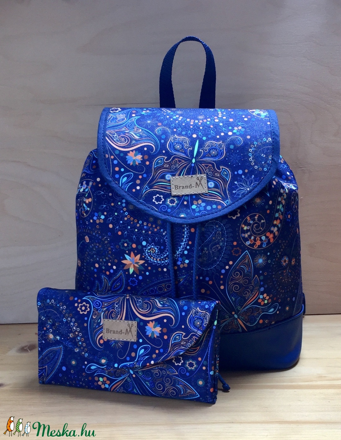 Pillangós női vízálló hátizsák -  - Meska.hu