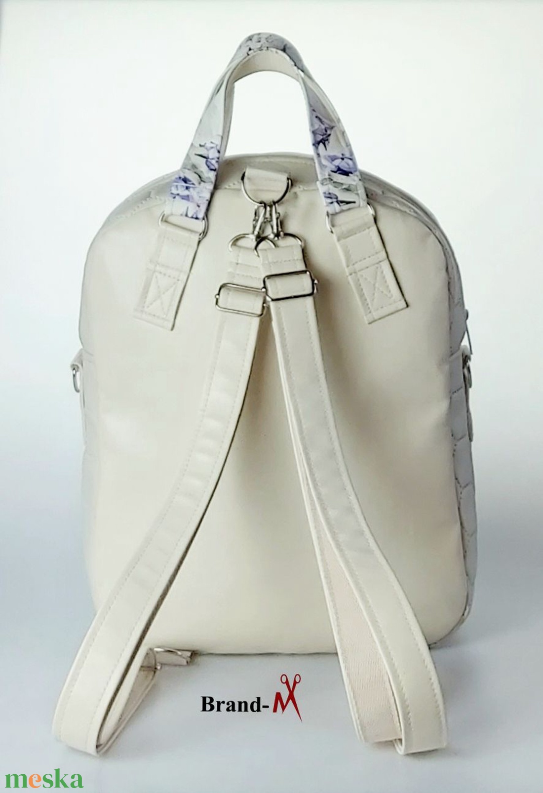 Különleges liliomos textilbőr RITA 4 az 1-ben női táska/hátizsák - táska & tok - variálható táska - Meska.hu