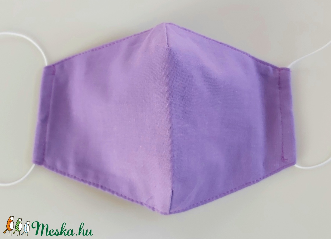 3 db-os középlila háromrétegű, szűrő behelyezésére alkalmas női textil arcmaszk csomag - - Meska.hu 3 db-os középlila háromrétegű, szűrő behelyezésére alkalmas női textil arcmaszk csomag - - Meska.hu