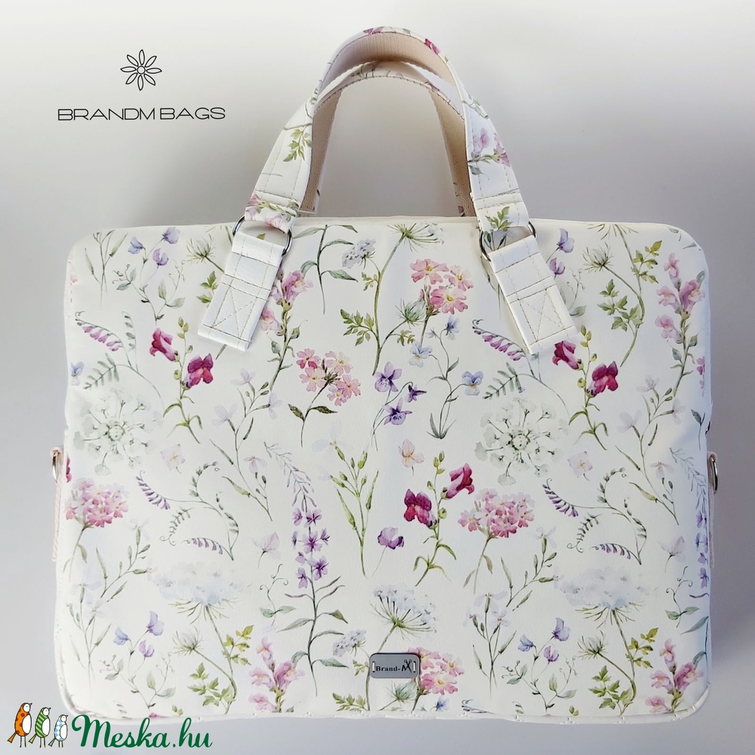 Tátika virágos női laptop táska designer textilbőrből - - Meska.hu Tátika virágos női laptop táska designer textilbőrből - - Meska.hu