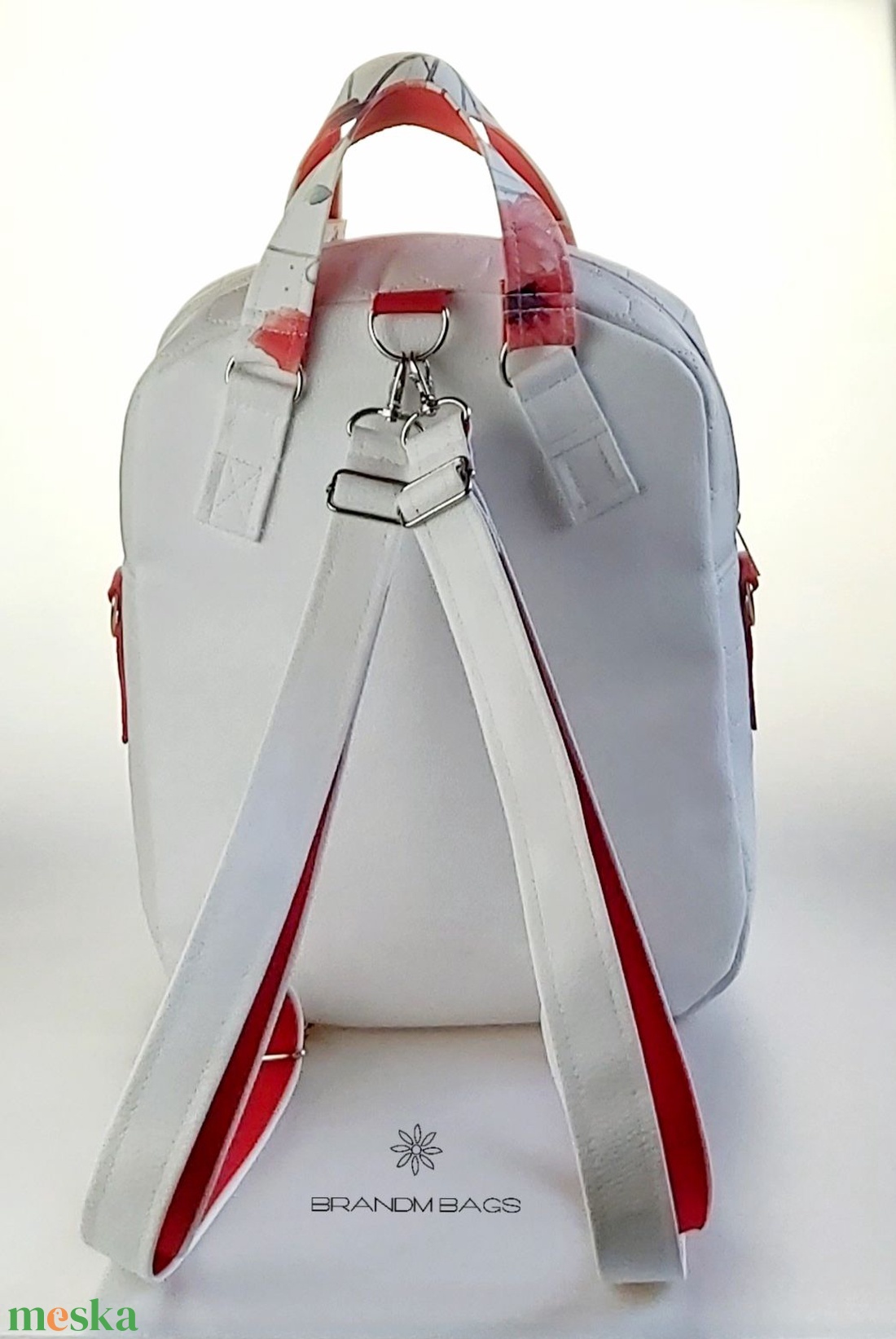 Különleges pipacsos textilbőr RITA 4 az 1-ben női táska/hátizsák - táska & tok - variálható táska - Meska.hu