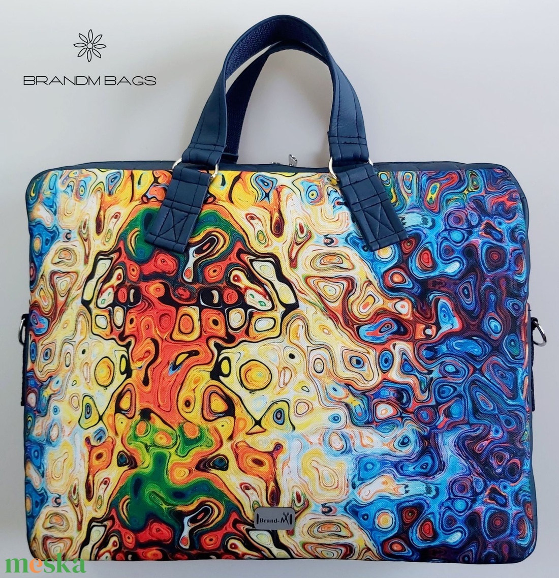 Vibráló színes vízálló �EDIT női laptop táska - táska & tok - laptoptáska, laptop hátizsák - Meska.hu