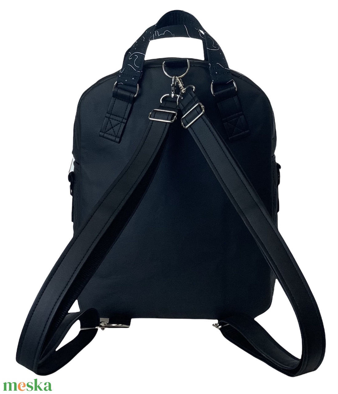 Fekete macskás 4 az 1-ben RITA női táska/hátizsák - táska & tok - variálható táska - Meska.hu Fekete macskás 4 az 1-ben RITA női táska/hátizsák - táska & tok - variálható táska - Meska.hu