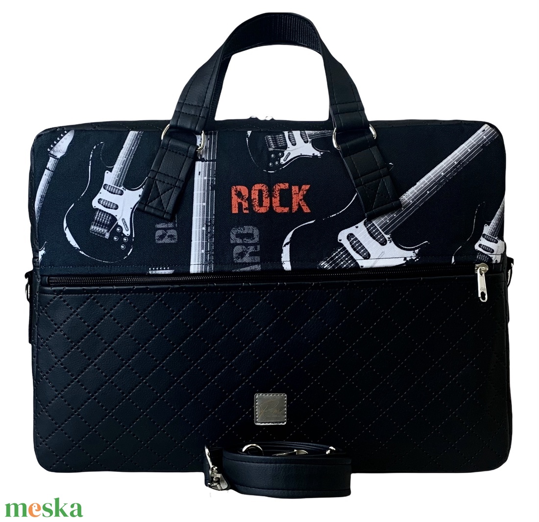 Rock mintás  EDIT laptop táska  - táska & tok - laptoptáska, laptop hátizsák - Meska.hu