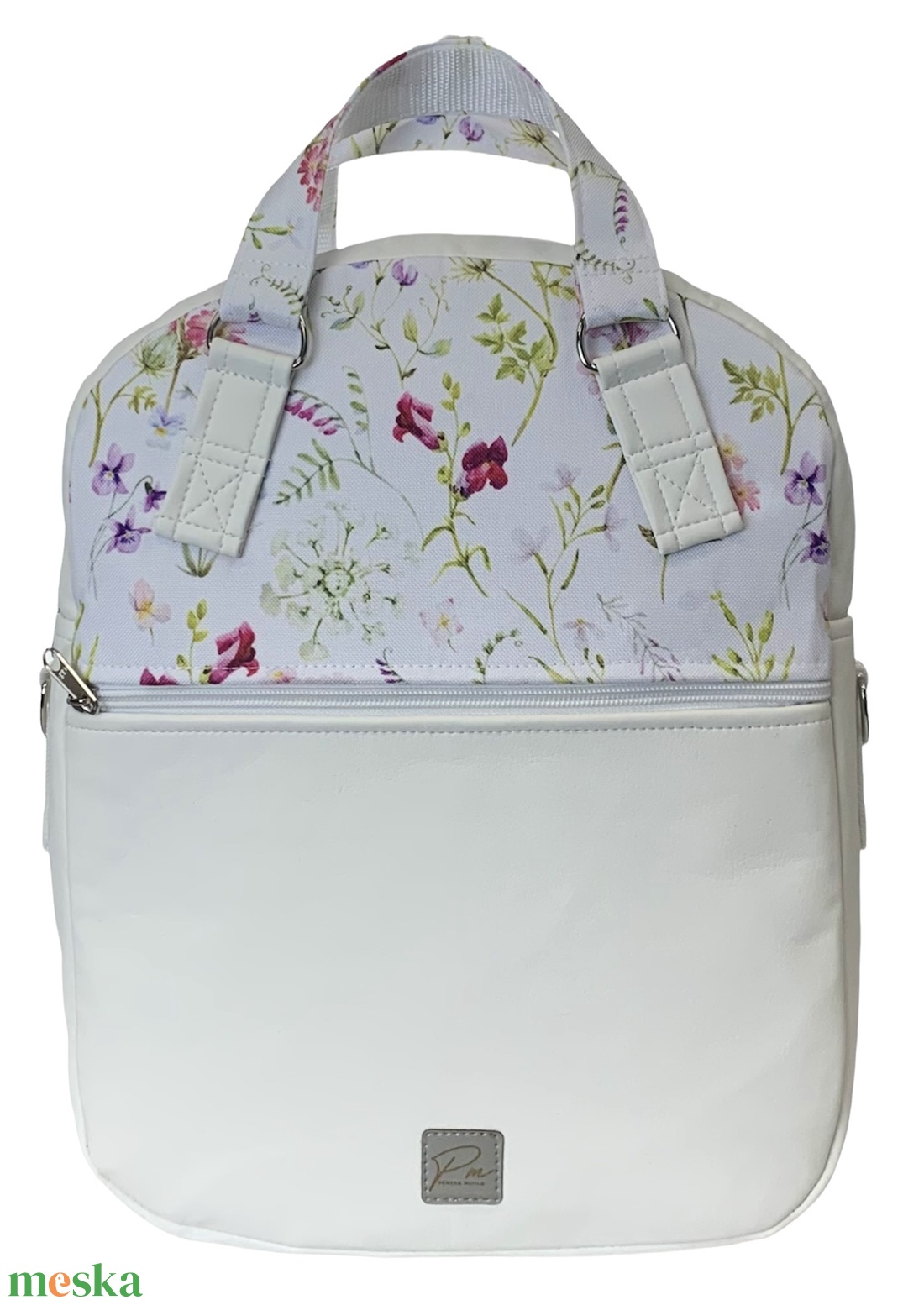 Különleges tátika virágos RITA  4 az 1-ben  női táska/hátizsák - táska & tok - variálható táska - Meska.hu