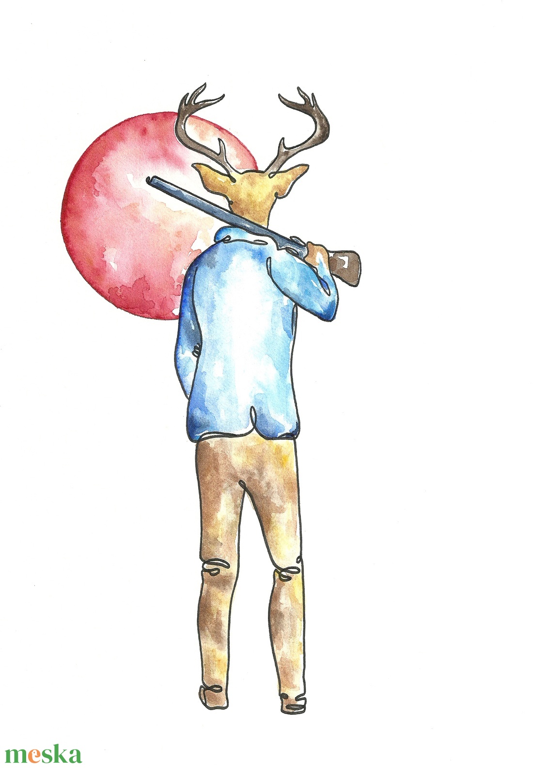 Akvarell Festmény - művészet - festmény - akvarell - Meska.hu