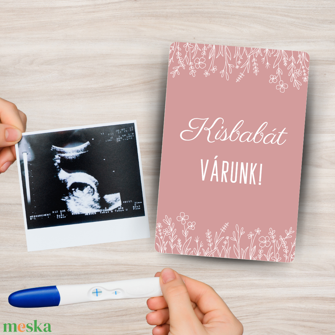 Vintage Rose  - kismama mérföldkő kártyacsomag (kétoldalas) - művészet - grafika & illusztráció - digitális - Meska.hu