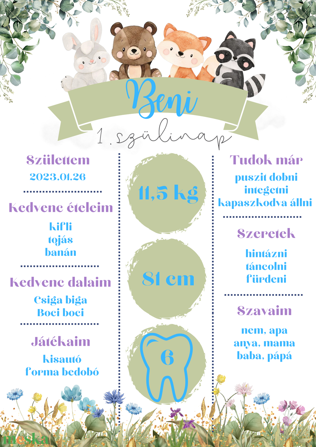 Erdei állatok -születésnapi poszter, mérföldkő poszter kisfiú - művészet - grafika & illusztráció - digitális - Meska.hu Erdei állatok -születésnapi poszter, mérföldkő poszter kisfiú - művészet - grafika & illusztráció - digitális - Meska.hu