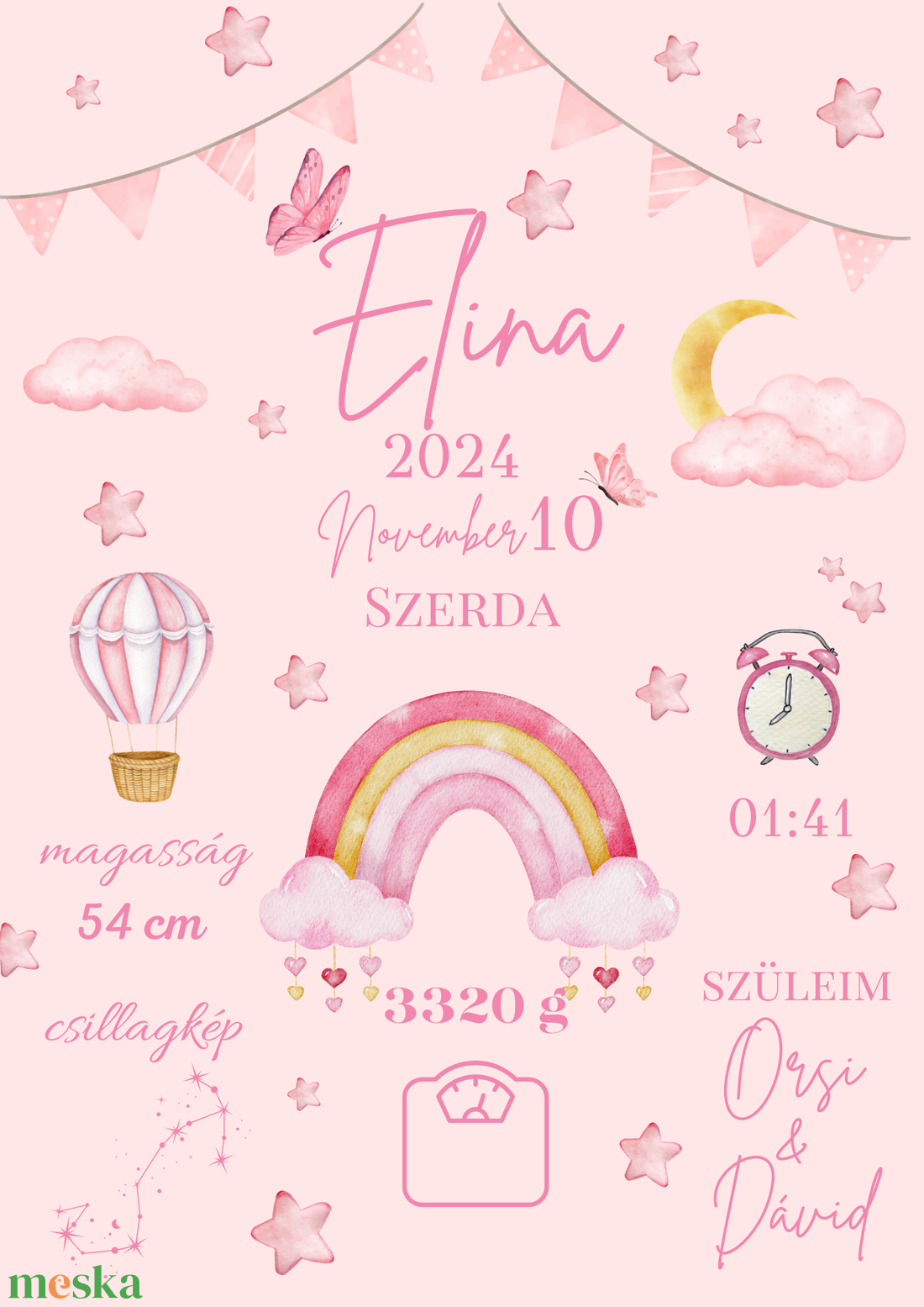 Szivárvány - születésnapi poszter kislány - művészet - grafika & illusztráció - digitális - Meska.hu Szivárvány - születésnapi poszter kislány - művészet - grafika & illusztráció - digitális - Meska.hu