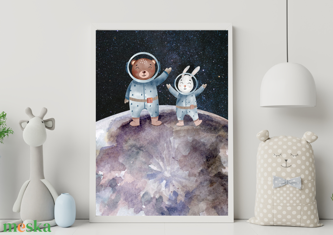 Űrkaland poszter szett  - művészet - grafika & illusztráció - digitális - Meska.hu