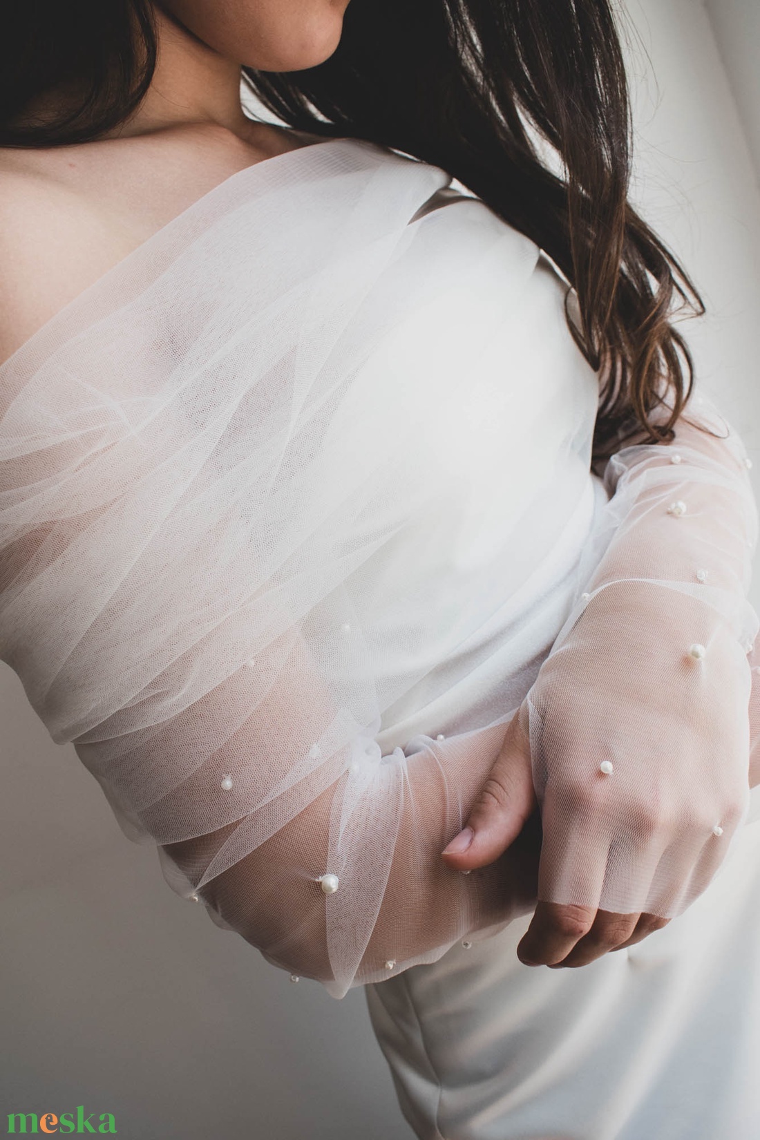 Körstóla, stóla tüllbőll - esküvő - kiegészítők - bolero és válltakaró - Meska.hu Körstóla, stóla tüllbőll - esküvő - kiegészítők - bolero és válltakaró - Meska.hu