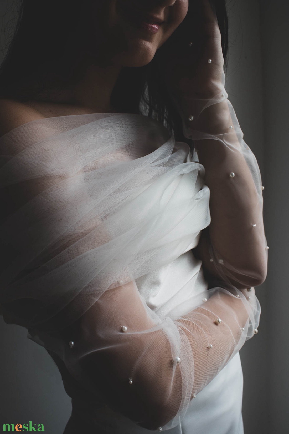 Körstóla, stóla tüllbőll - esküvő - kiegészítők - bolero és válltakaró - Meska.hu Körstóla, stóla tüllbőll - esküvő - kiegészítők - bolero és válltakaró - Meska.hu