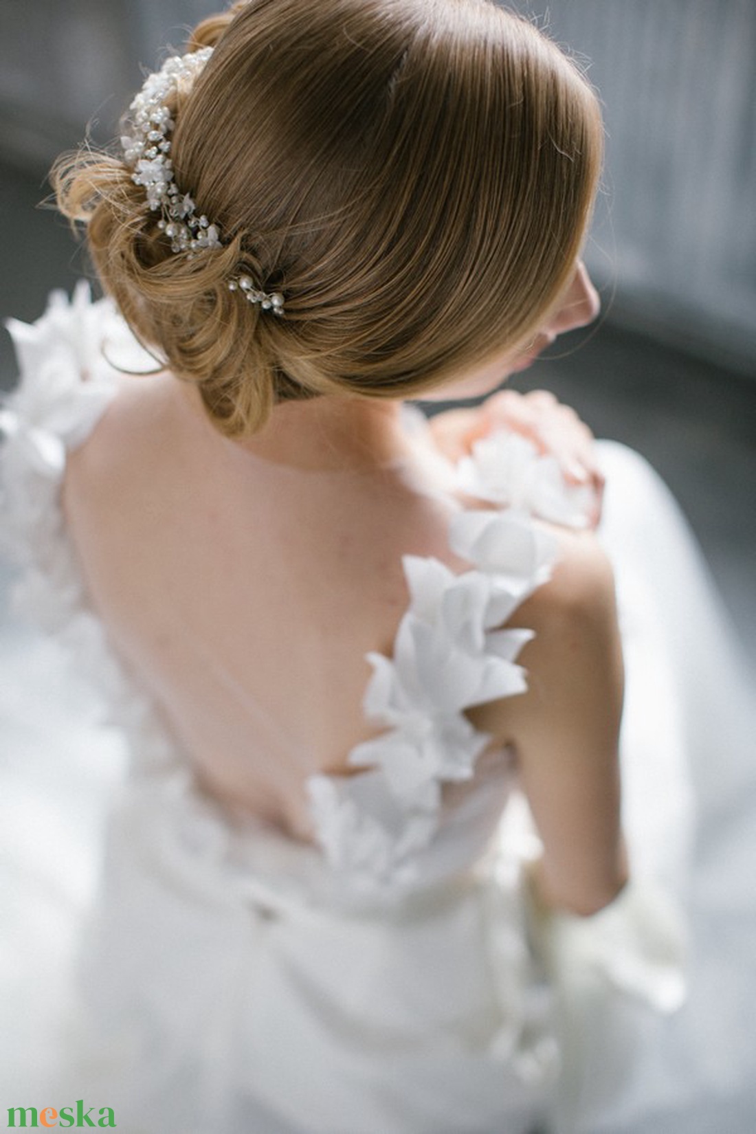 FRIDA menyasszonyi fejdísz, pánt - esküvő - hajdísz - hajpánt - Meska.hu