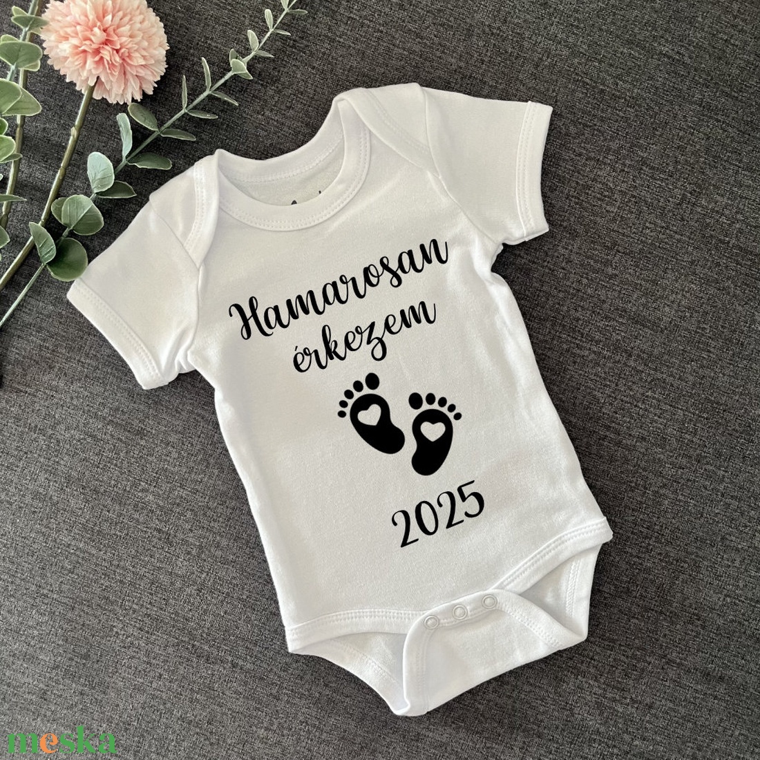 Baba body - Hamarosan érkezem - ruha & divat - babaruha & gyerekruha - body - Meska.hu Baba body - Hamarosan érkezem - ruha & divat - babaruha & gyerekruha - body - Meska.hu