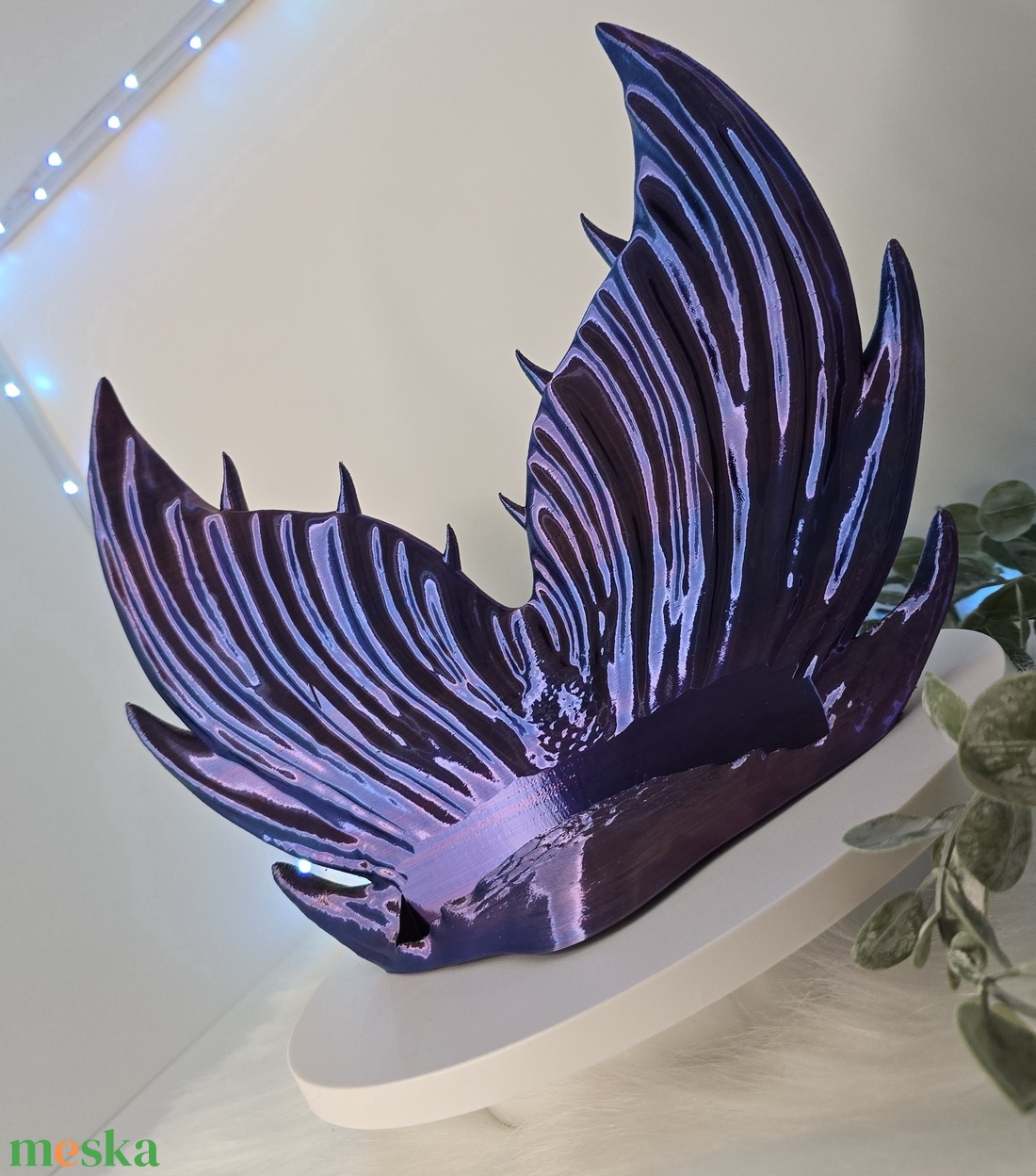 Kindle vagy telefontartó, sellőfarok formájú - otthon & életmód - dekoráció - asztal és polc dekoráció - dekorációs tál, tartó - Meska.hu