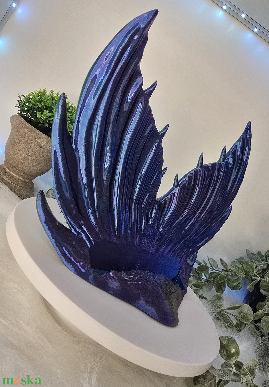 Kindle vagy telefontartó, sellőfarok formájú - otthon & életmód - dekoráció - asztal és polc dekoráció - dekorációs tál, tartó - Meska.hu