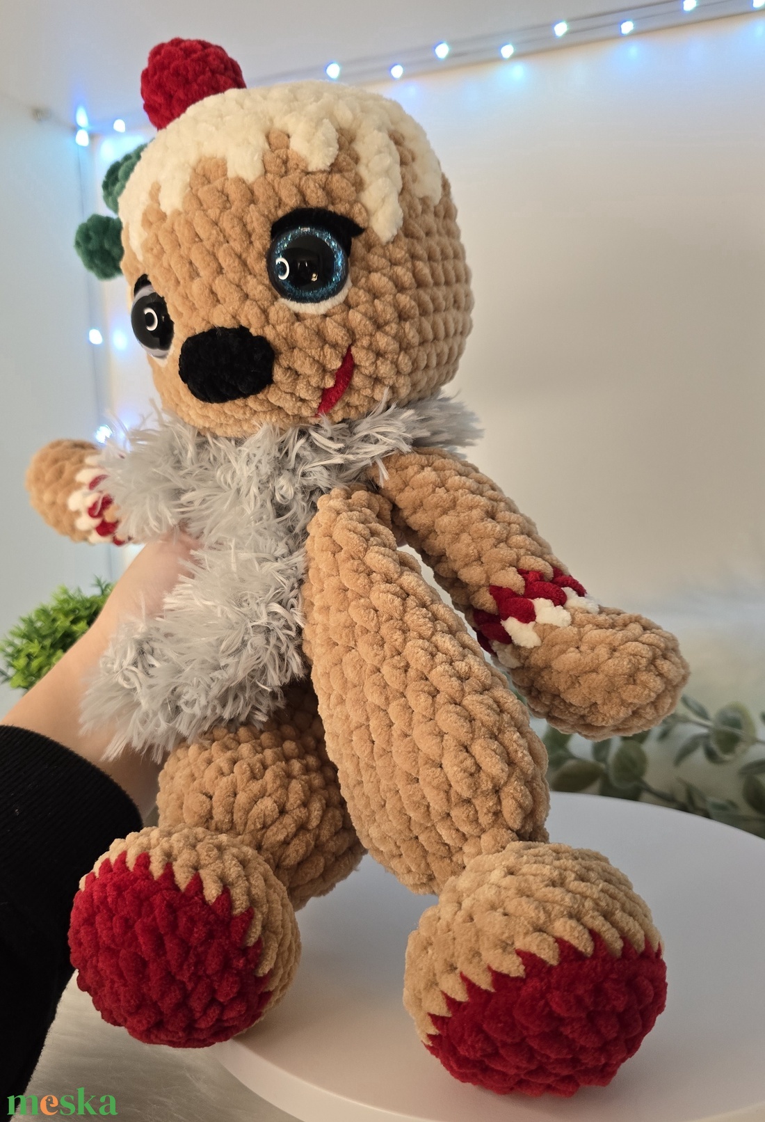 Pihe-puha karácsonyi mézi rongyi plüss - játék & sport - plüssállat & játékfigura - más figura - Meska.hu