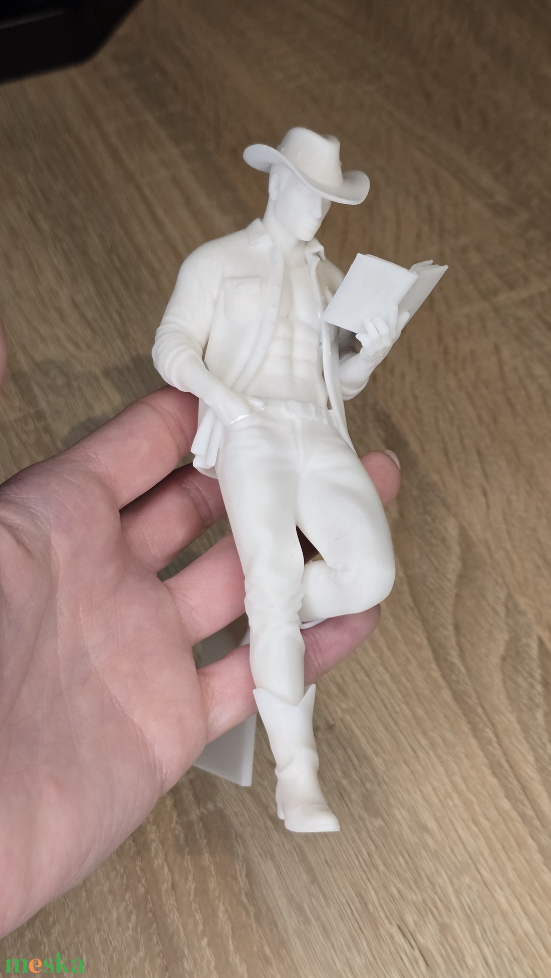 Cowboy bookshelf instert könyves dekoráció - otthon & életmód - dekoráció - asztal és polc dekoráció - könyvszobor - Meska.hu