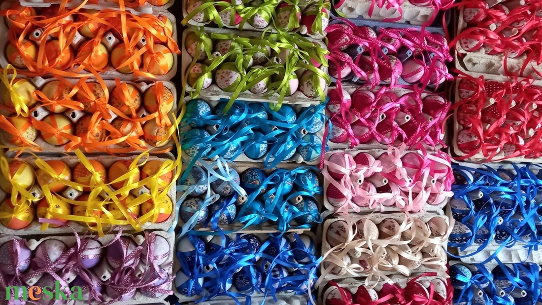 Kézműves Patchwork húsvéti tojás - otthon & életmód - dekoráció - asztal és polc dekoráció - asztaldísz - Meska.hu