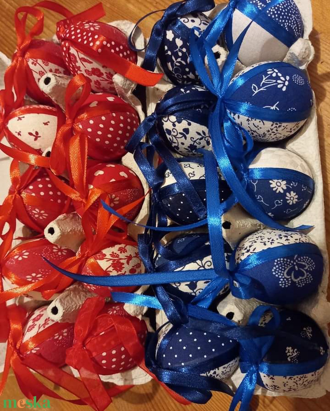 Kézműves Patchwork húsvéti tojás - otthon & életmód - dekoráció - asztal és polc dekoráció - asztaldísz - Meska.hu