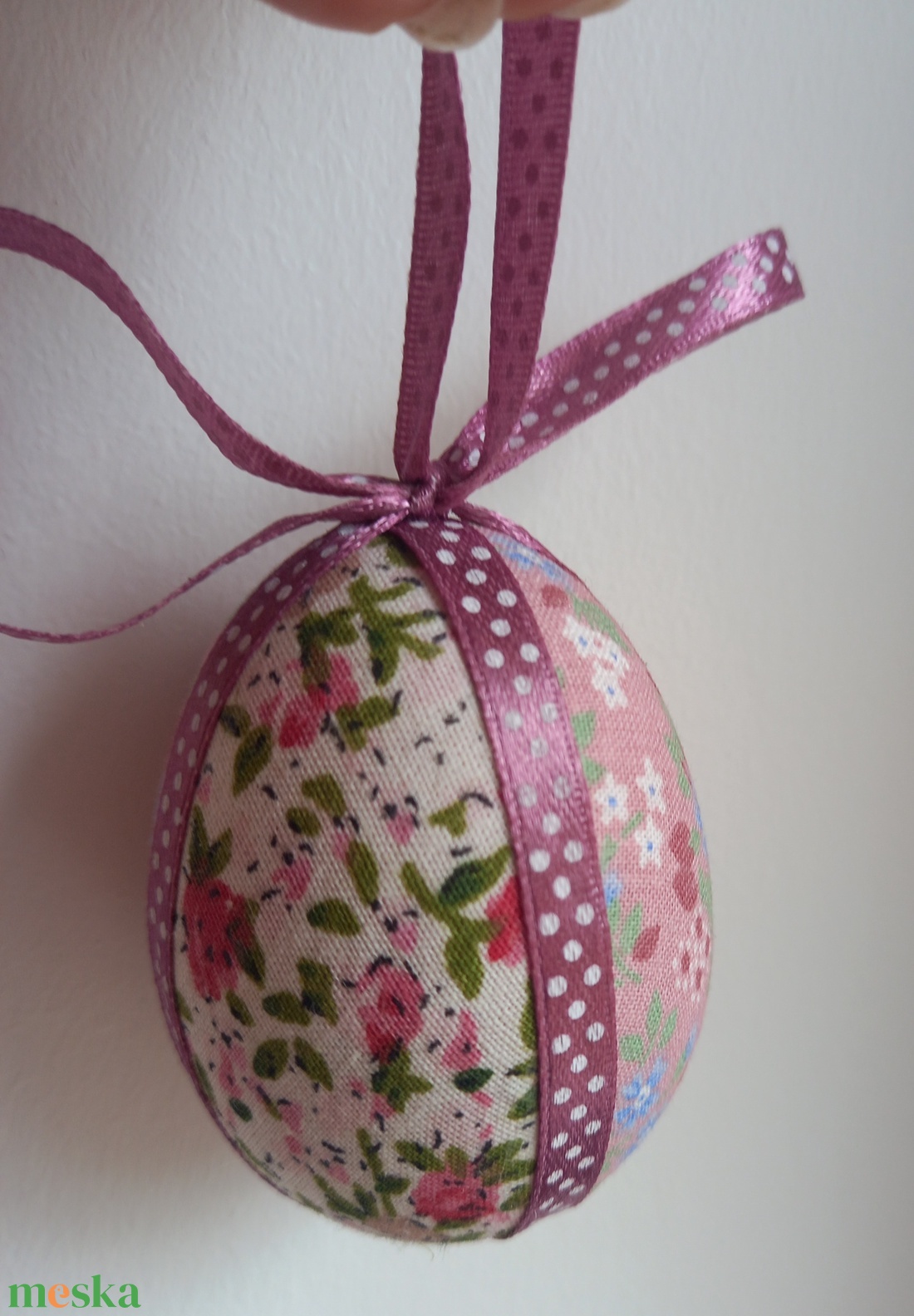 Húsvéti kézműves Patchwork tojás párban (2 db) - otthon & életmód - dekoráció - asztal és polc dekoráció - asztaldísz - Meska.hu
