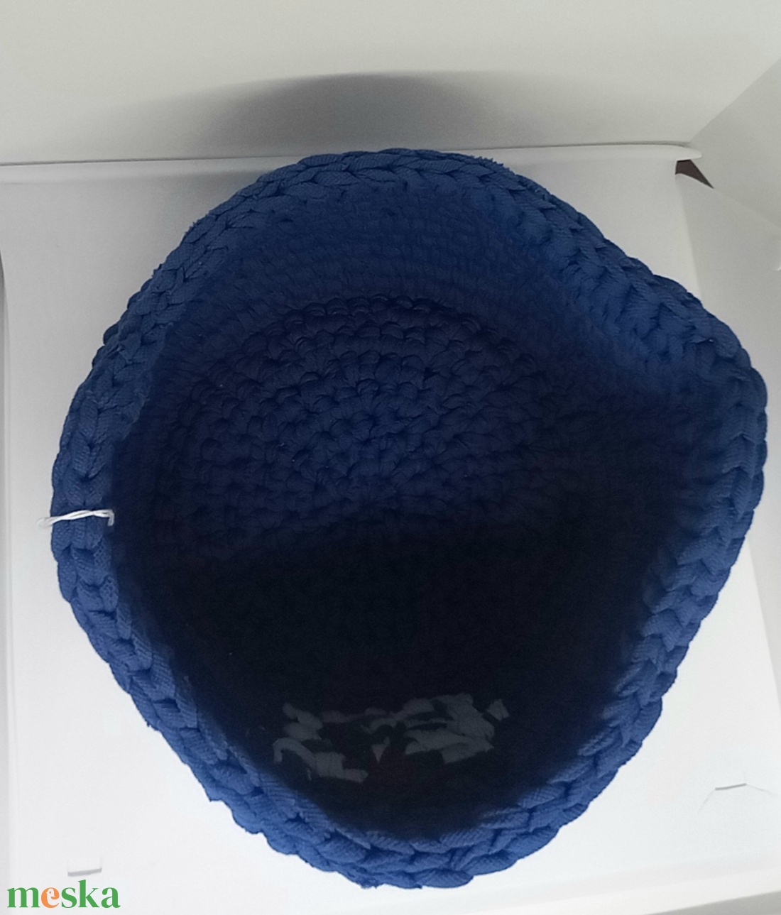 MACKÓ polófonalból horgolt tároló  - otthon & életmód - tárolás & rendszerezés - tárolókosár - Meska.hu