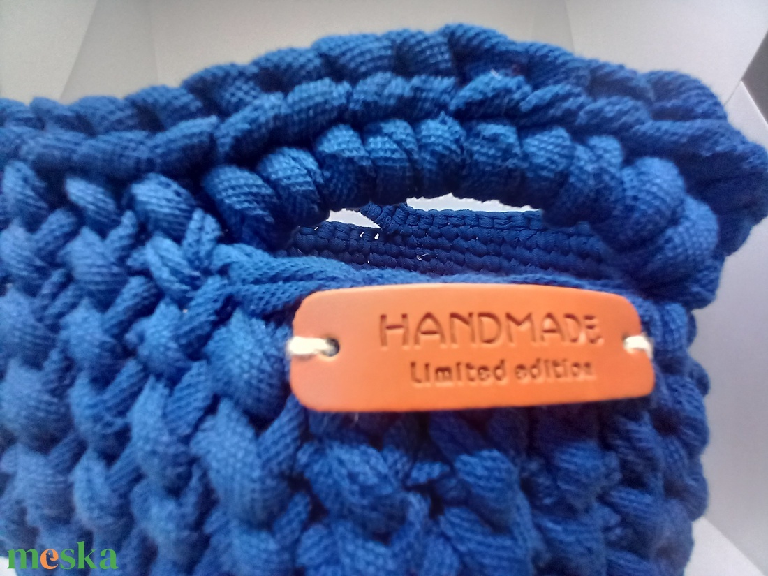 MACKÓ polófonalból horgolt tároló  - otthon & életmód - tárolás & rendszerezés - tárolókosár - Meska.hu