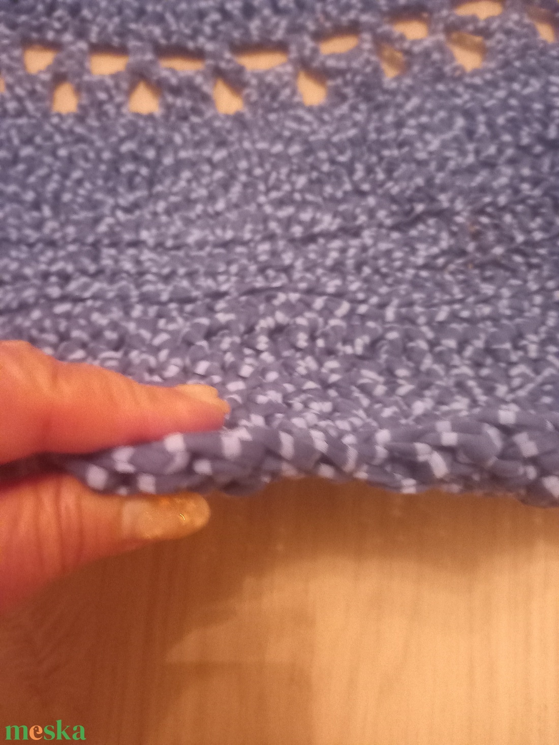 FARMERKÉK horgolt kerek szőnyeg  - otthon & életmód - tárolás & rendszerezés - tárolókosár - Meska.hu