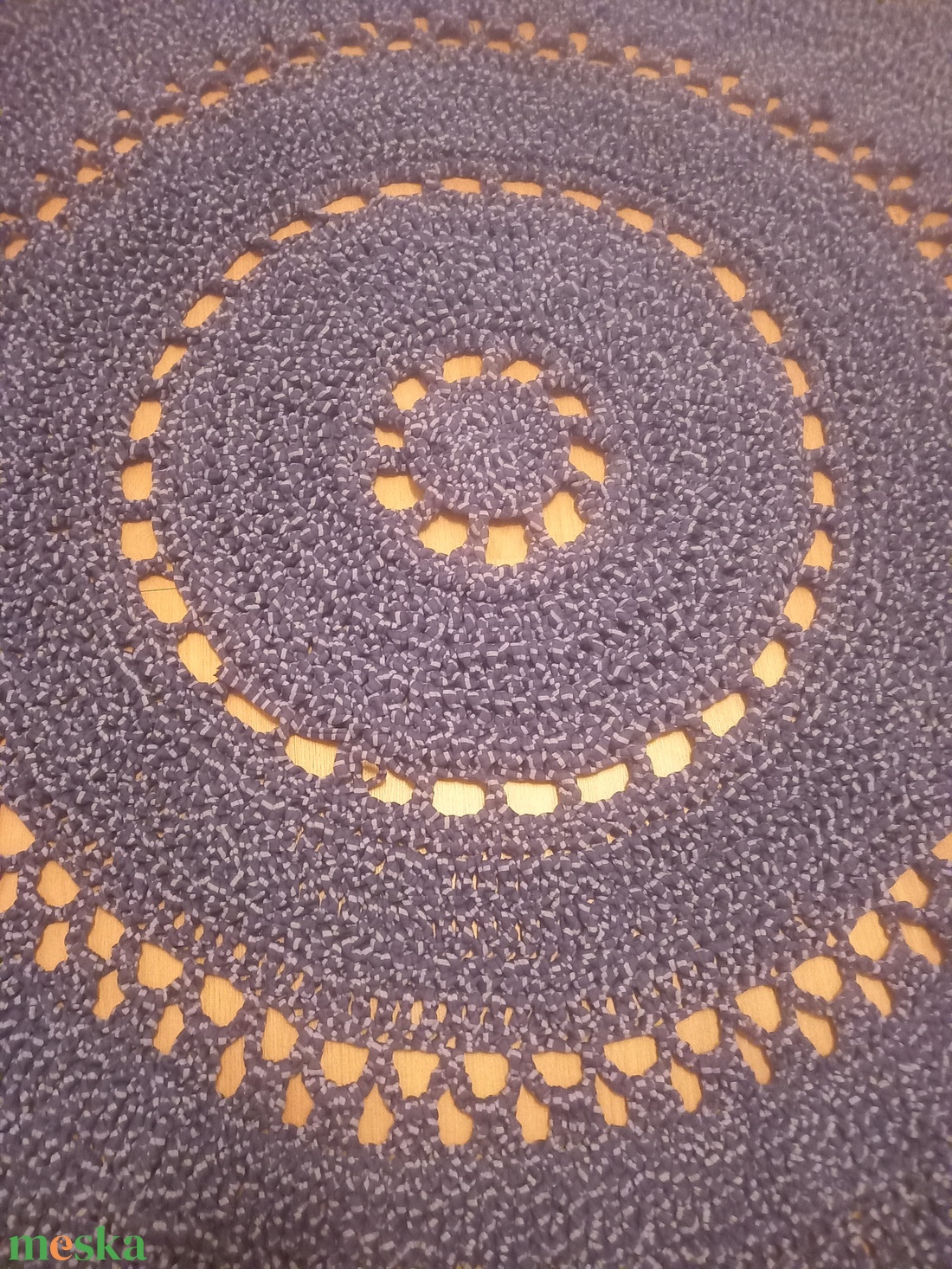 FARMERKÉK horgolt kerek szőnyeg  - otthon & életmód - tárolás & rendszerezés - tárolókosár - Meska.hu