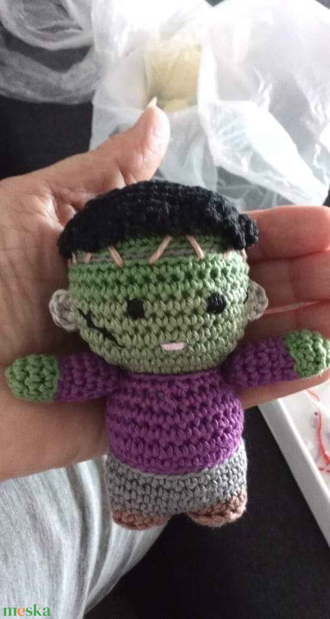Mini Frankenstein - játék & sport - plüssállat & játékfigura - más figura - Meska.hu Mini Frankenstein - játék & sport - plüssállat & játékfigura - más figura - Meska.hu