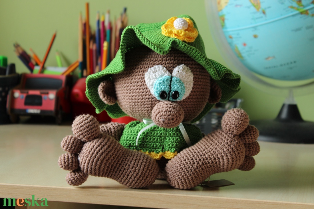 Kobold amigurumi - játék & sport - plüssállat & játékfigura - manó - Meska.hu Kobold amigurumi - játék & sport - plüssállat & játékfigura - manó - Meska.hu