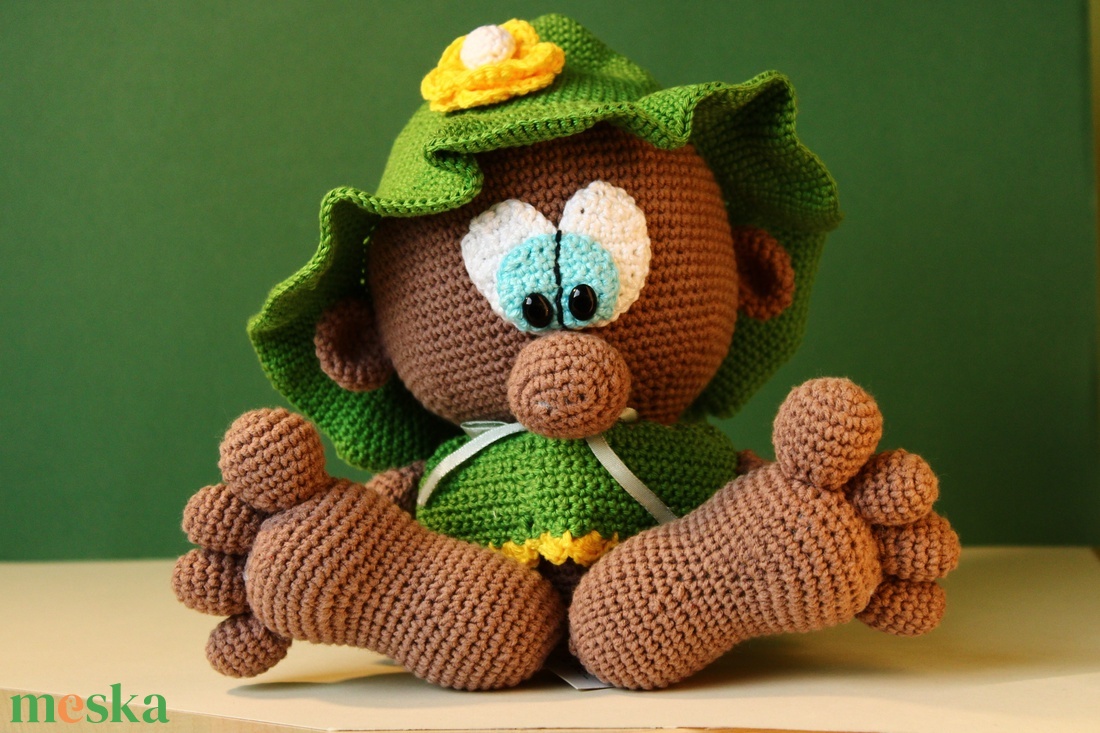 Kobold amigurumi - játék & sport - plüssállat & játékfigura - manó - Meska.hu Kobold amigurumi - játék & sport - plüssállat & játékfigura - manó - Meska.hu