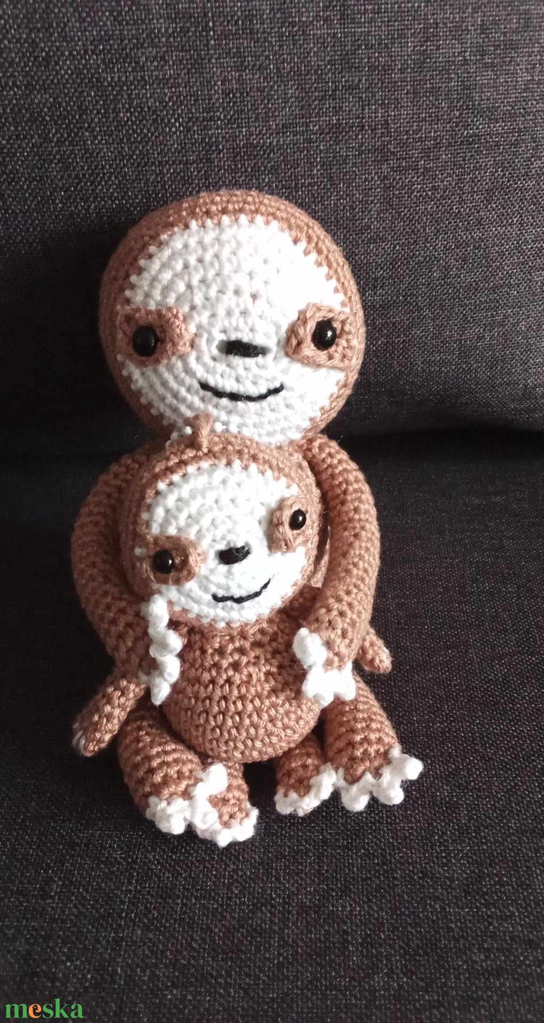 Lajhár kulcstartó - játék & sport - plüssállat & játékfigura - más figura - Meska.hu