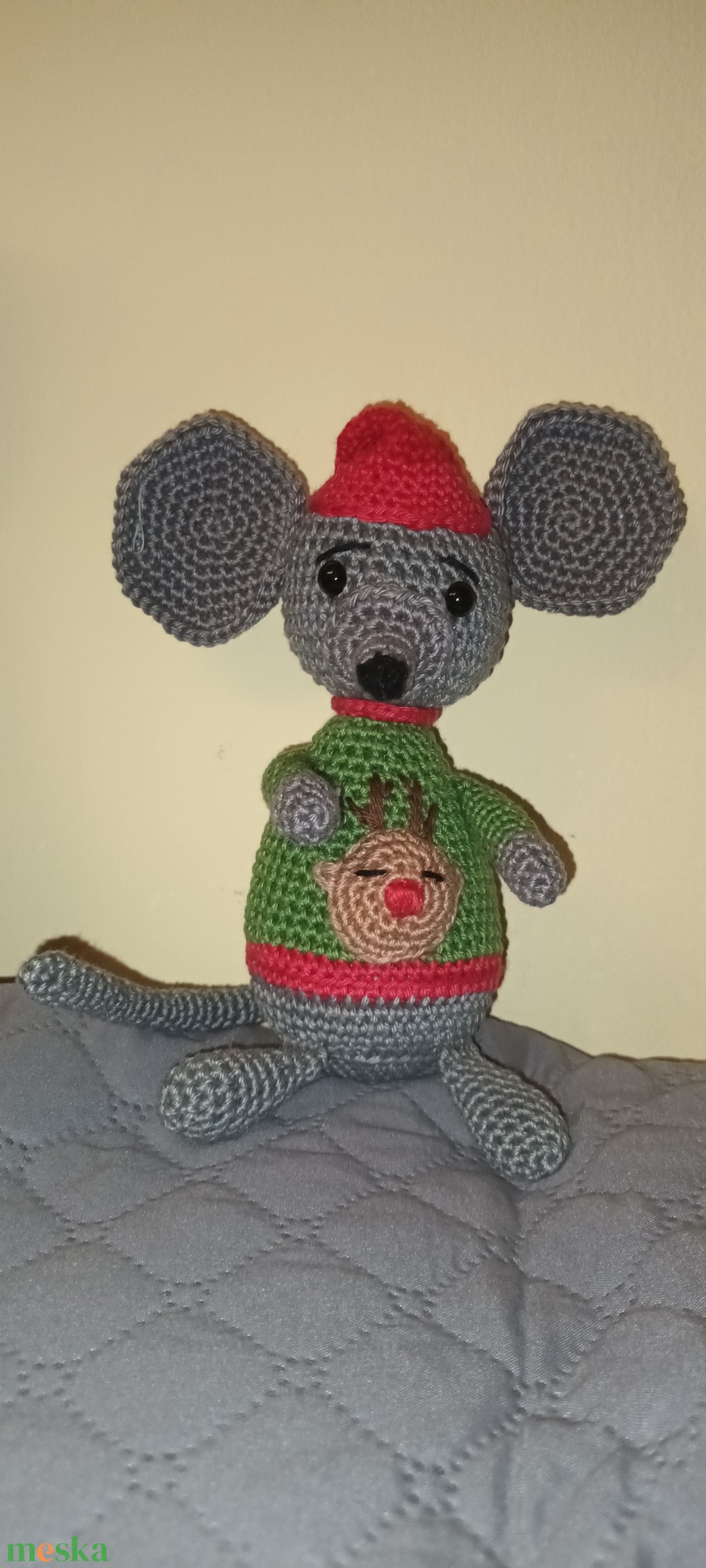 Rondapulcsis egérke - játék & sport - plüssállat & játékfigura - egér - Meska.hu