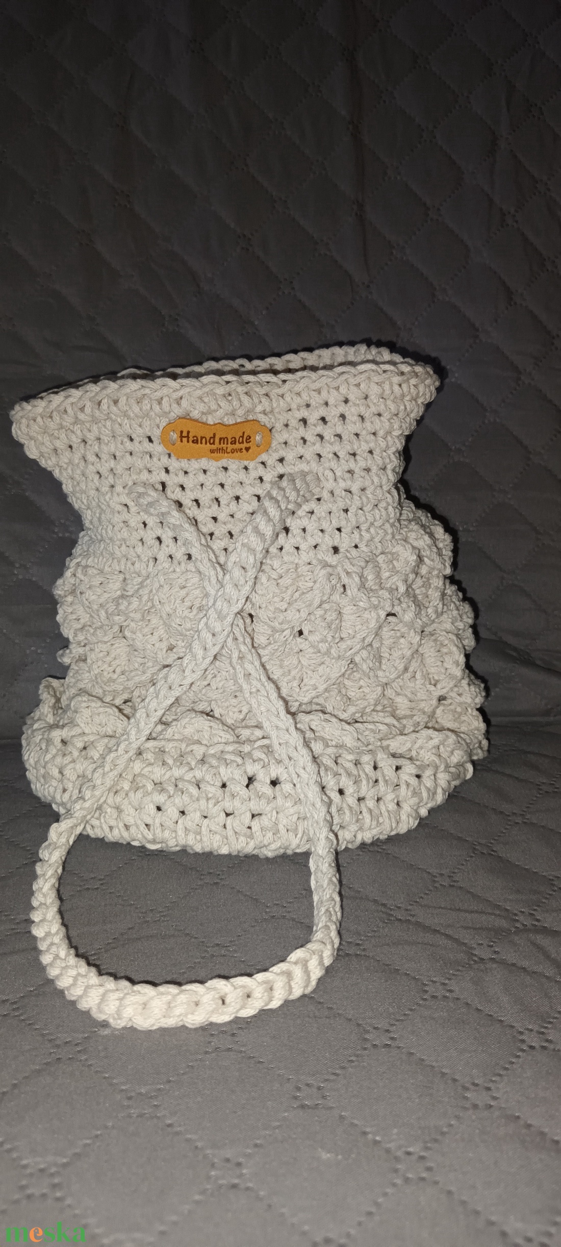 Anya lánya horgolt táska szett - esküvő - kiegészítők - táska - Meska.hu