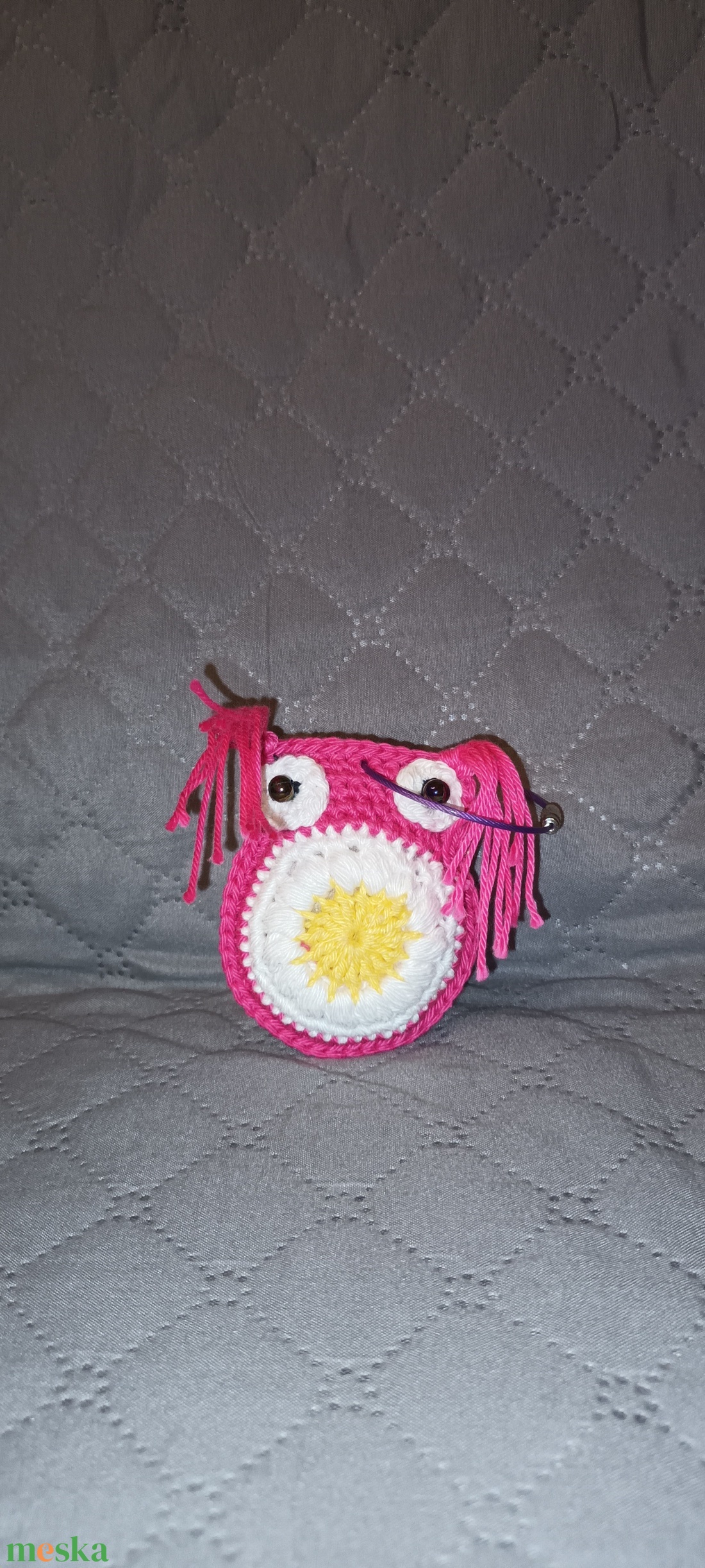 Bagoly kulcstartó karikával vagy táskafüggő - táska & tok - kulcstartó & táskadísz - kulcstartó - Meska.hu