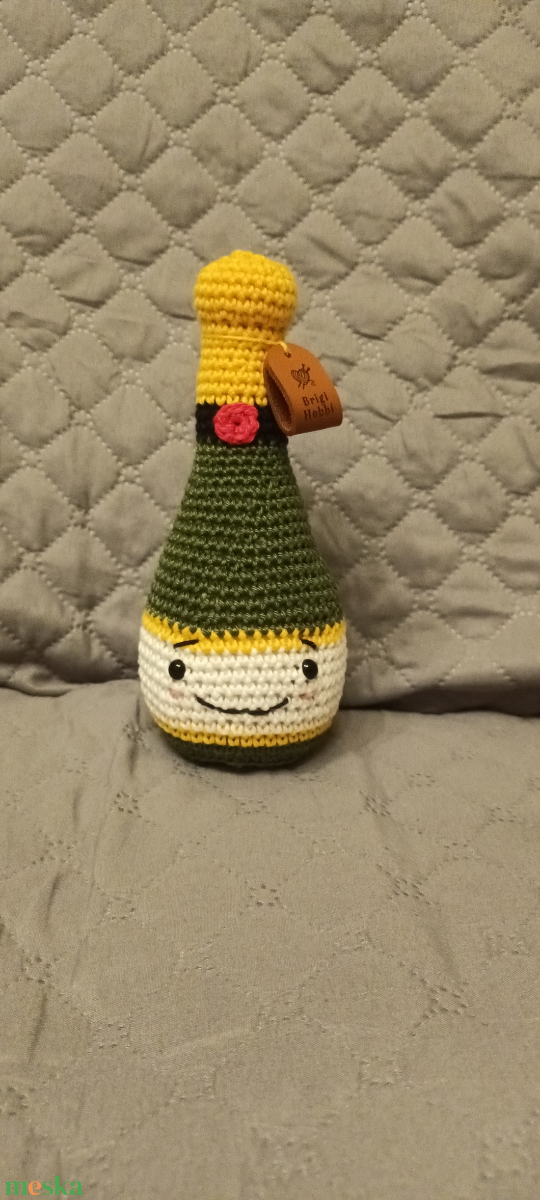 Pezsgős üveg - játék & sport - plüssállat & játékfigura - más figura - Meska.hu