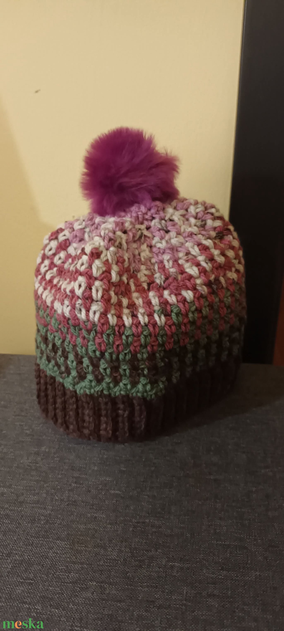 Sapka színes - ruha & divat - sál, sapka, kendő - fejpánt - Meska.hu