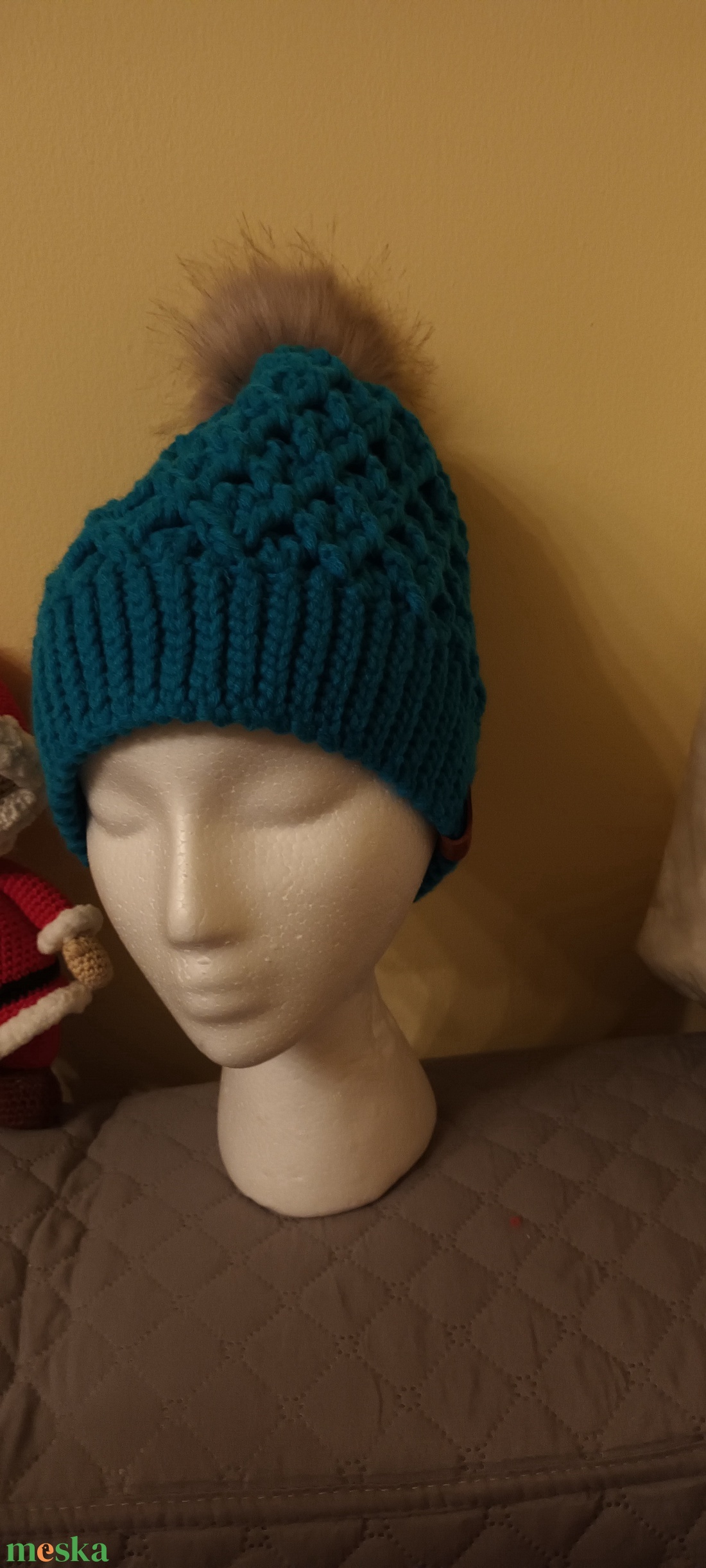 Felnőtt női horgolt sapka - ruha & divat - sál, sapka, kendő - sapka - Meska.hu