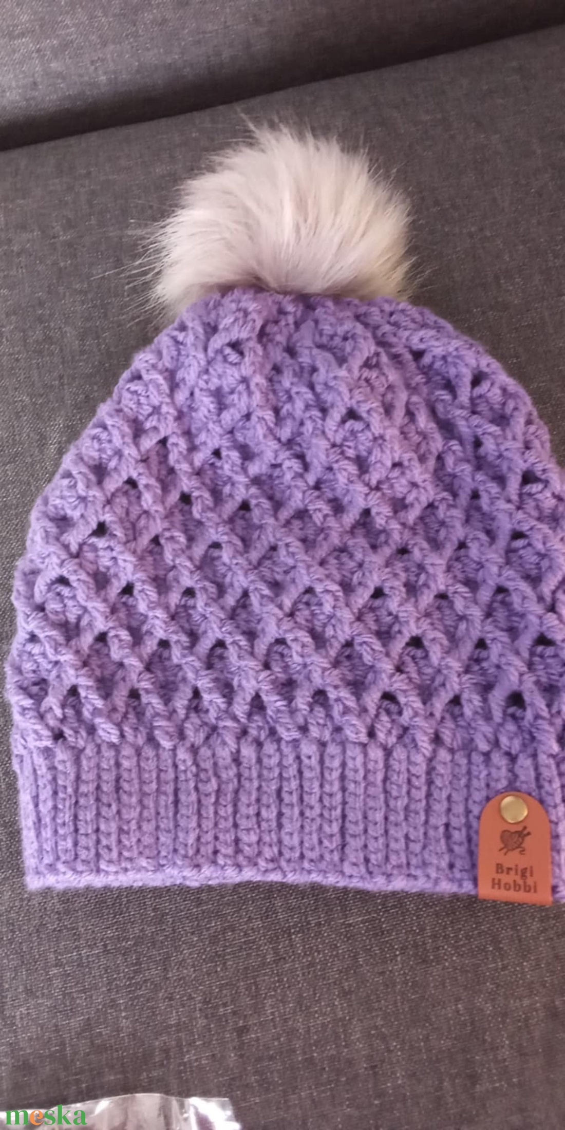 Felnőtt női horgolt sapka - ruha & divat - sál, sapka, kendő - sapka - Meska.hu